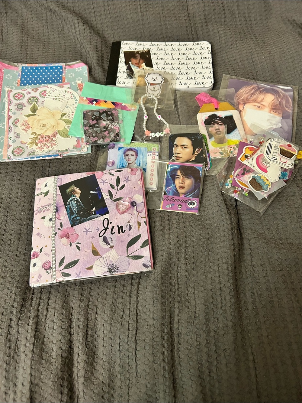 Kpop Fanmade  Jin Fan Accessory Collection